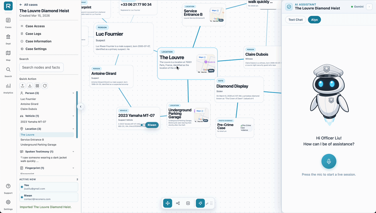 Reconero RMS walkthrough